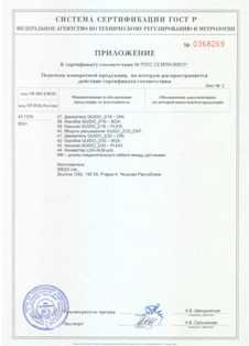 Сертификат соответствия системы охраны периметра Peridect